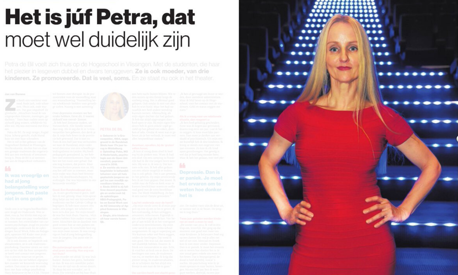 Petra de Bil is docent, onderzoeker en psycholoog